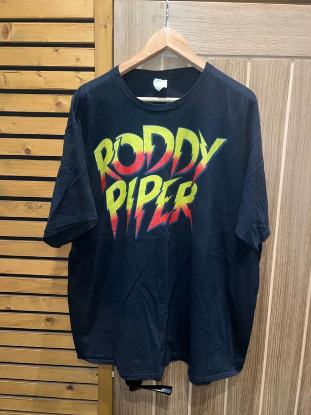 WWE Rowdy Roddy Piper Hot Rod Print T-Shirt 3XL