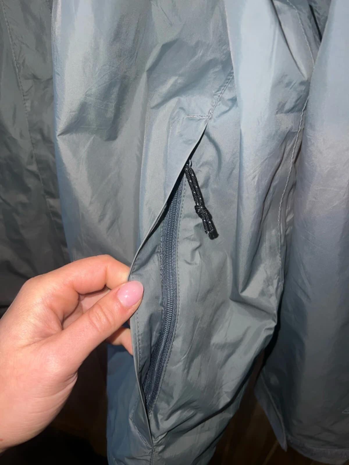 Columbia Omni Tech Waterproof Grey Raincoat XXL