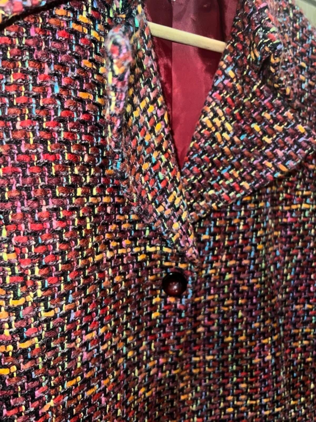 La Strada Vintage Wool Blazer Jacket 36