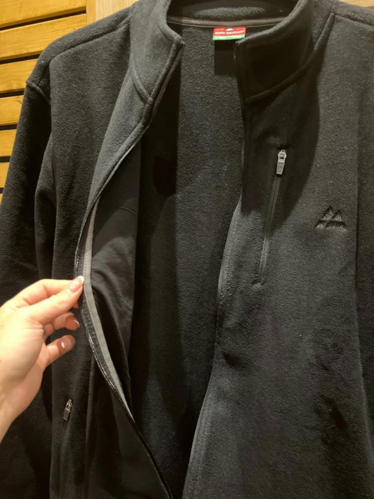 Danish Endurance Black Micro Fleece Jacket 3XL