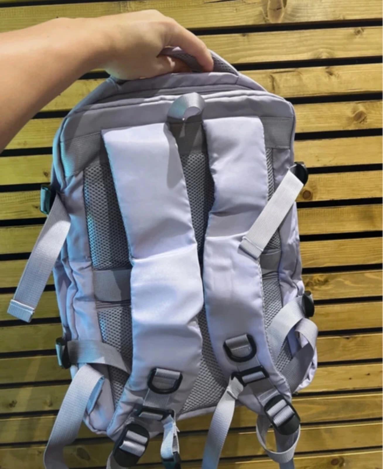 Fioretto Lilac Expandable Travel Backpack NEW