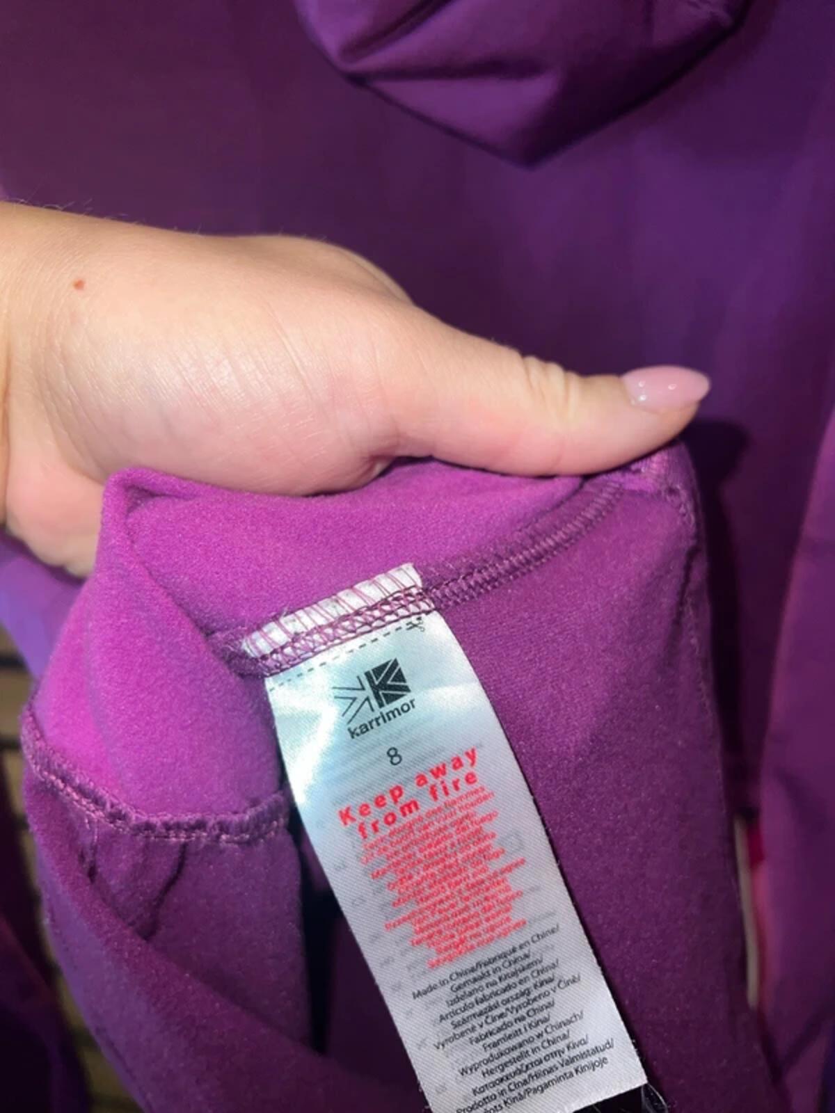 Karrimor Run X-Lite Purple Hoodie 8