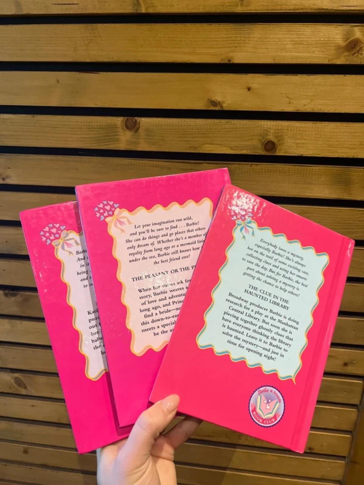 Vintage 1990’s Barbie Hardback Book Bundle (3)