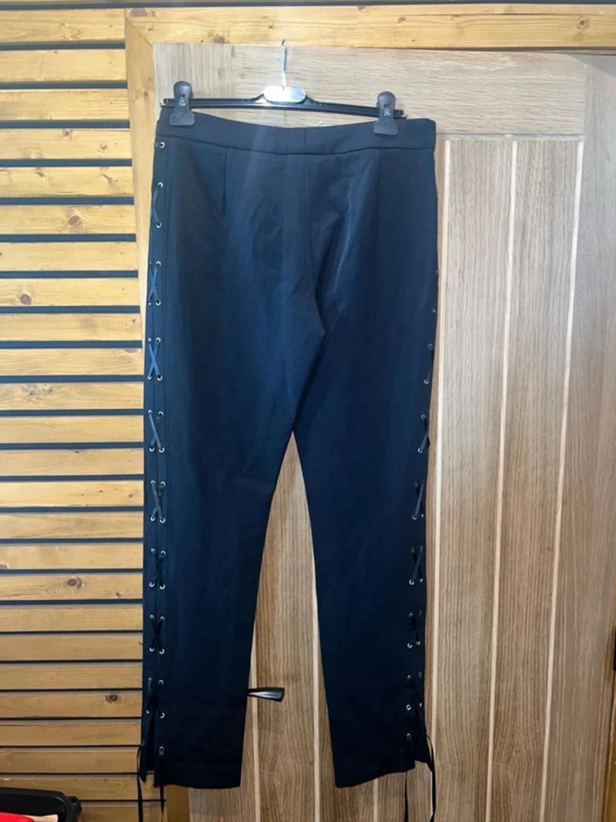 Wolford Scuba Tailored Stretch Trousers 10-12 NEW