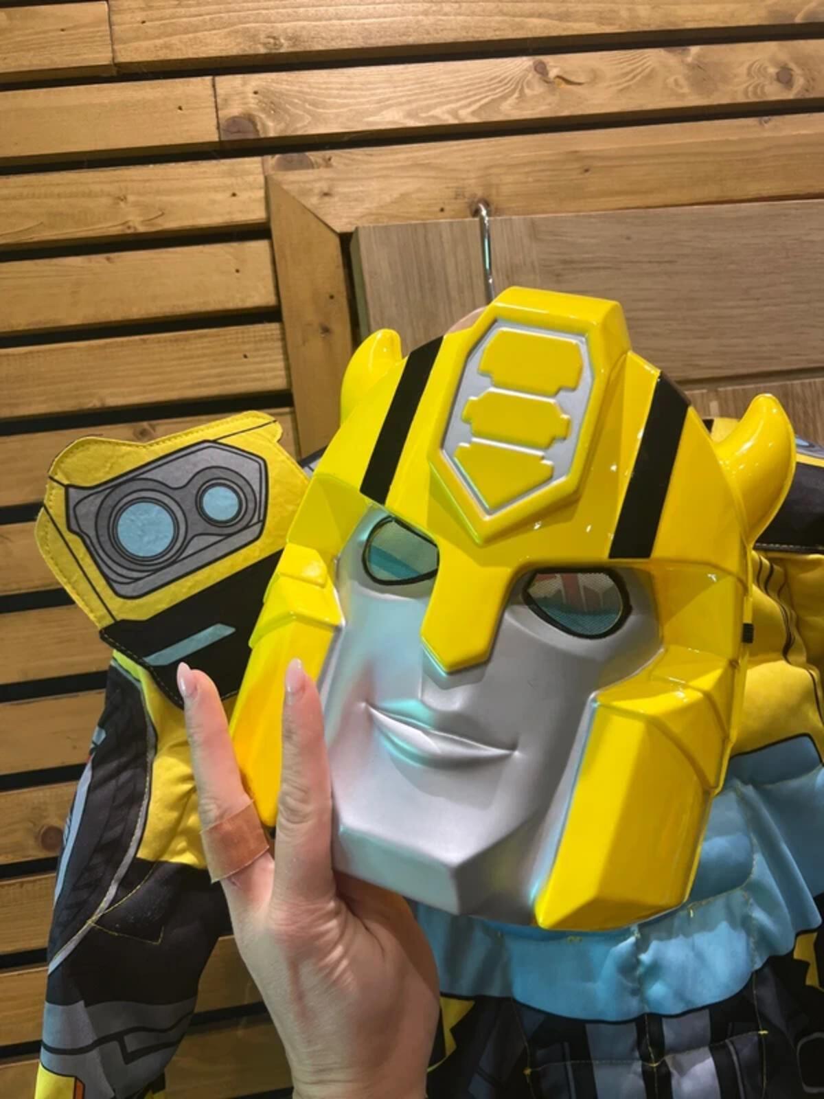 Transformers Hasbro Bumblebee Fancy Dress Costume & Mask 7-8Y