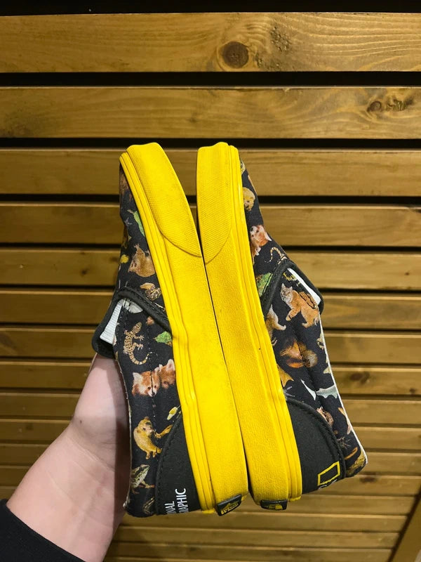 Vans National Geographic Rare Kids Slip On Trainers UK2