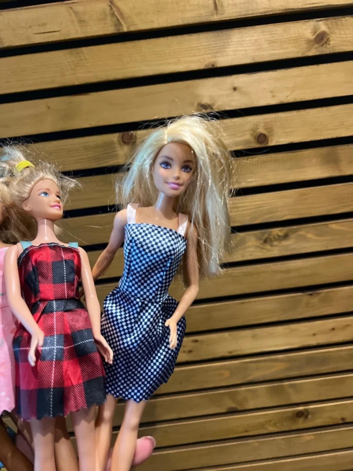 Barbie Dolls with Clothes Bundle (5)