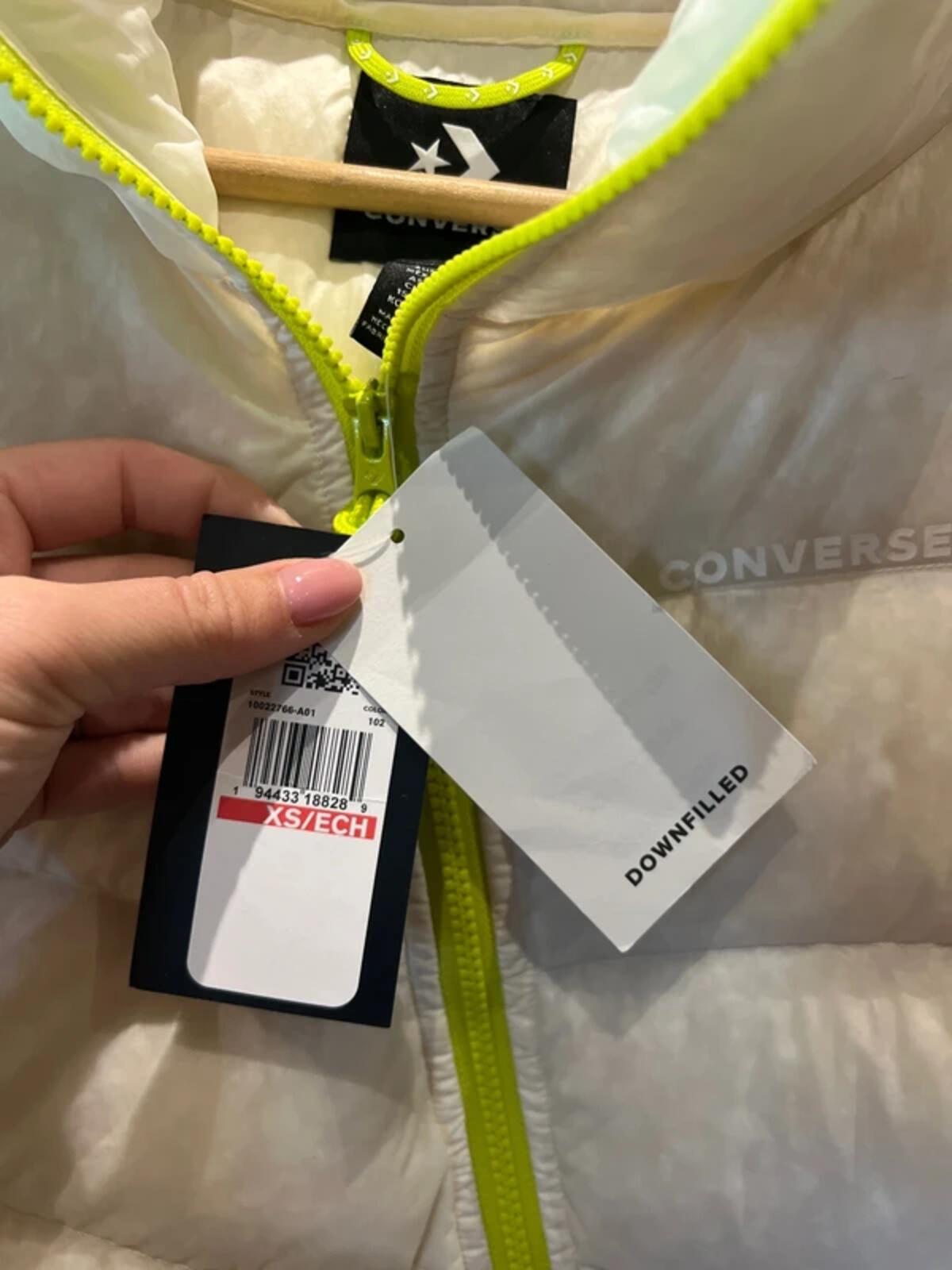 Converse Down Filled Duvet Puffer Jacket XS NEW