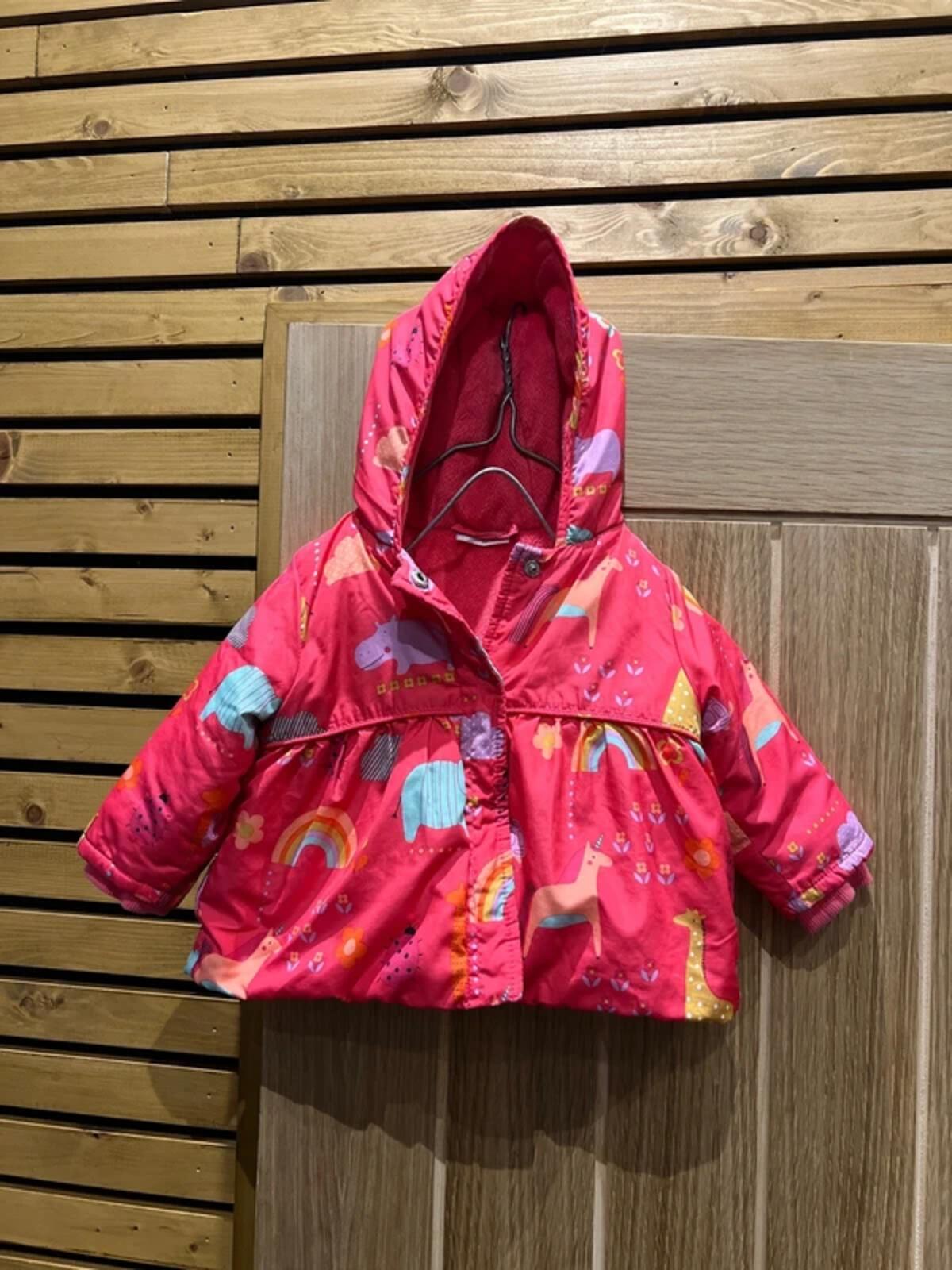NEXT Baby Pink Hooded Jacket Coat 3-6m