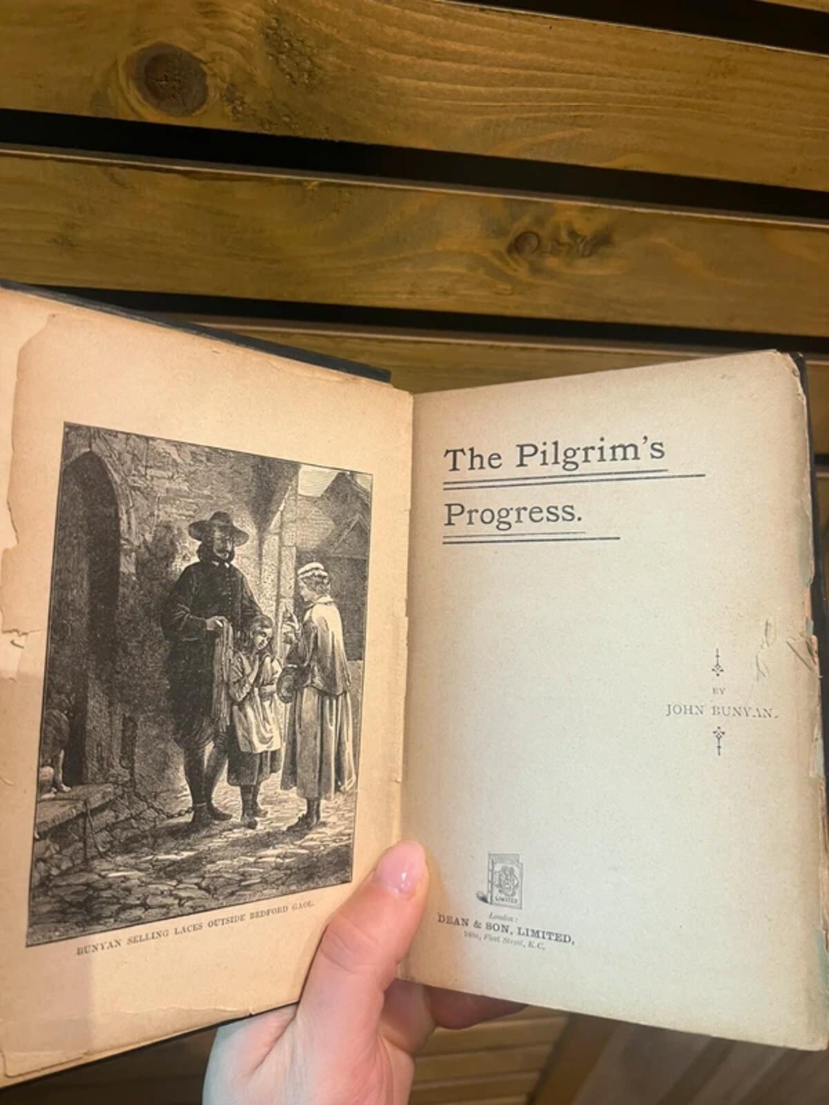 Vintage Antique 1800’s Edition The Pilgrim’s Progress Book