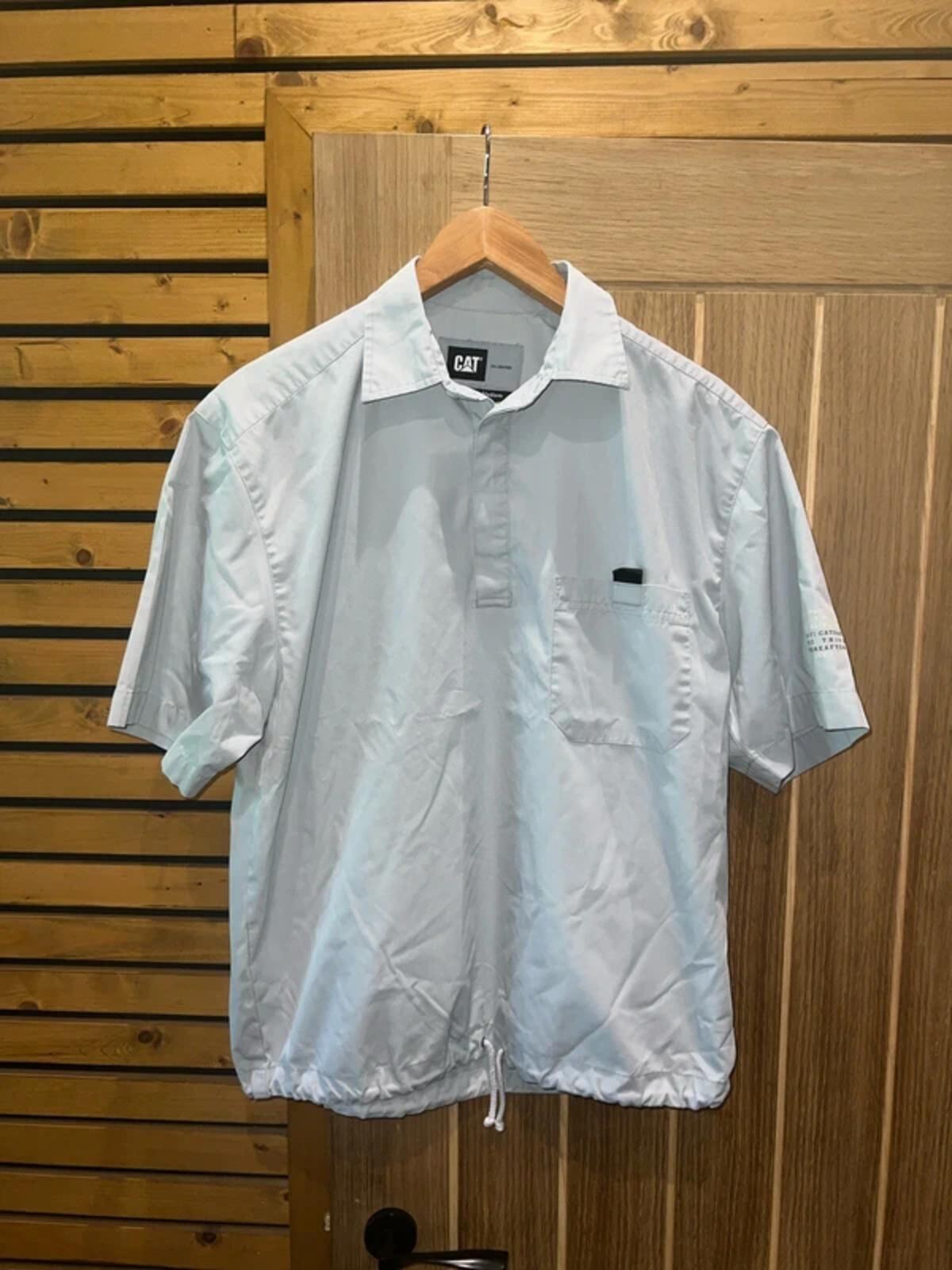 CAT Storm Polo Windbreaker T-Shirt M