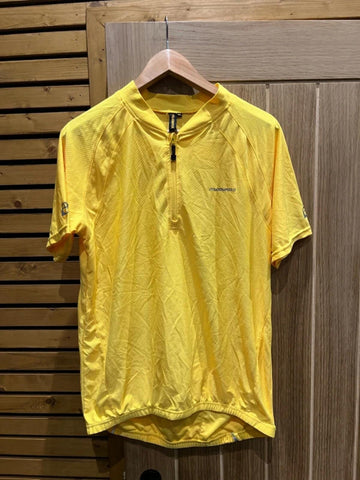 Muddyfox Cycling Yellow 1/4 Zip Top XL
