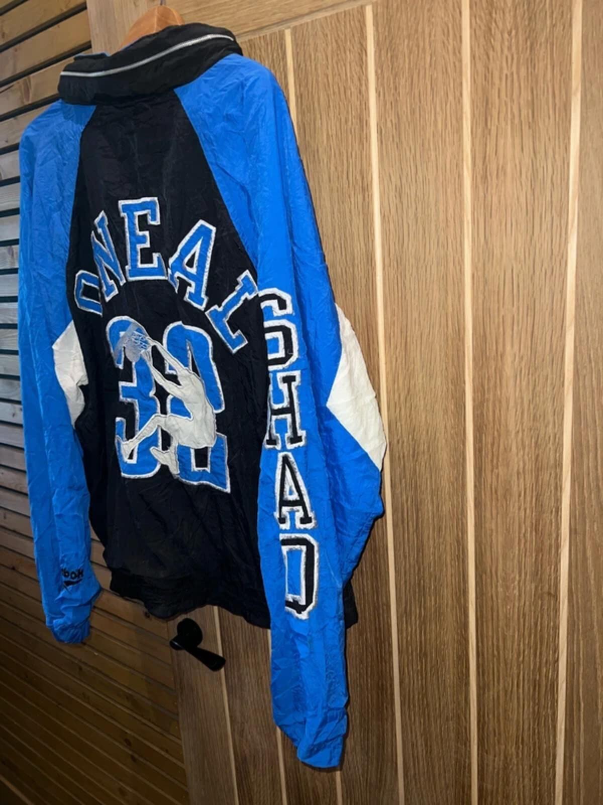 Vintage 1996 NBA Reebok Shaq O’Neal Orlando Magic #32 Shell Track Jacket