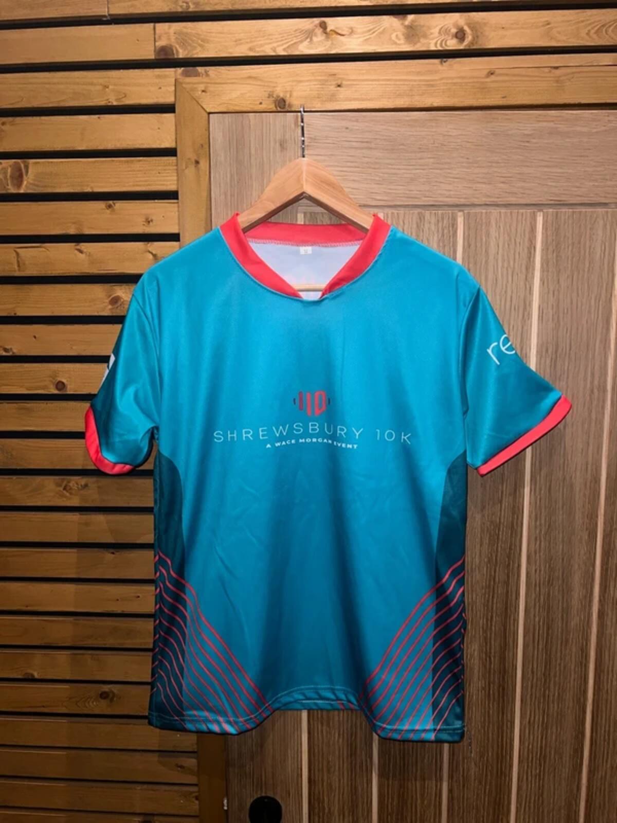 Shrewsbury 10K Race Sponsor Running T-Shirt M