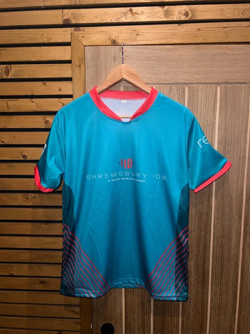 Shrewsbury 10K Race Sponsor Running T-Shirt M