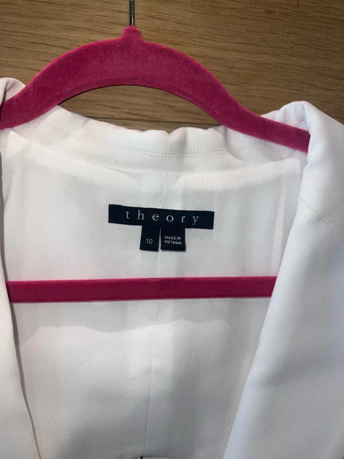 Theory Open Slit Back Blazer Jacket 10