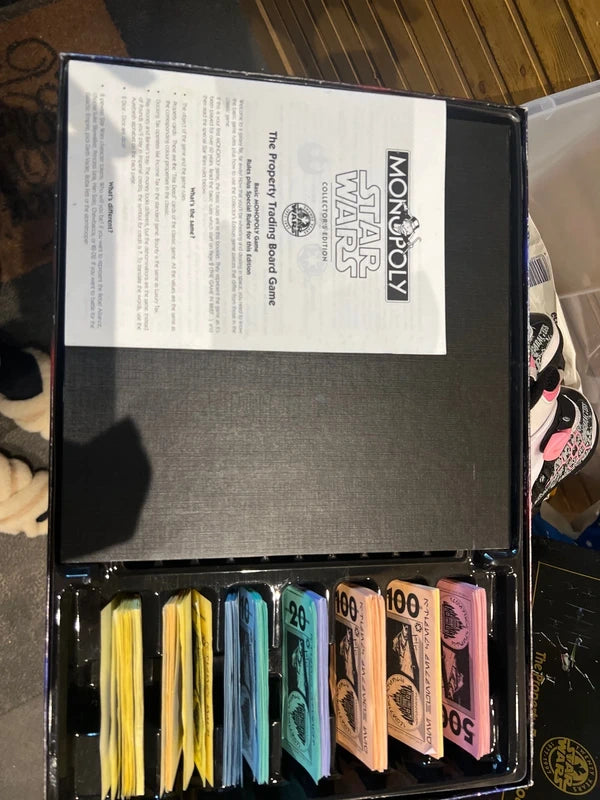 Vintage 1990's Star Wars Monopoly Collector's Edition