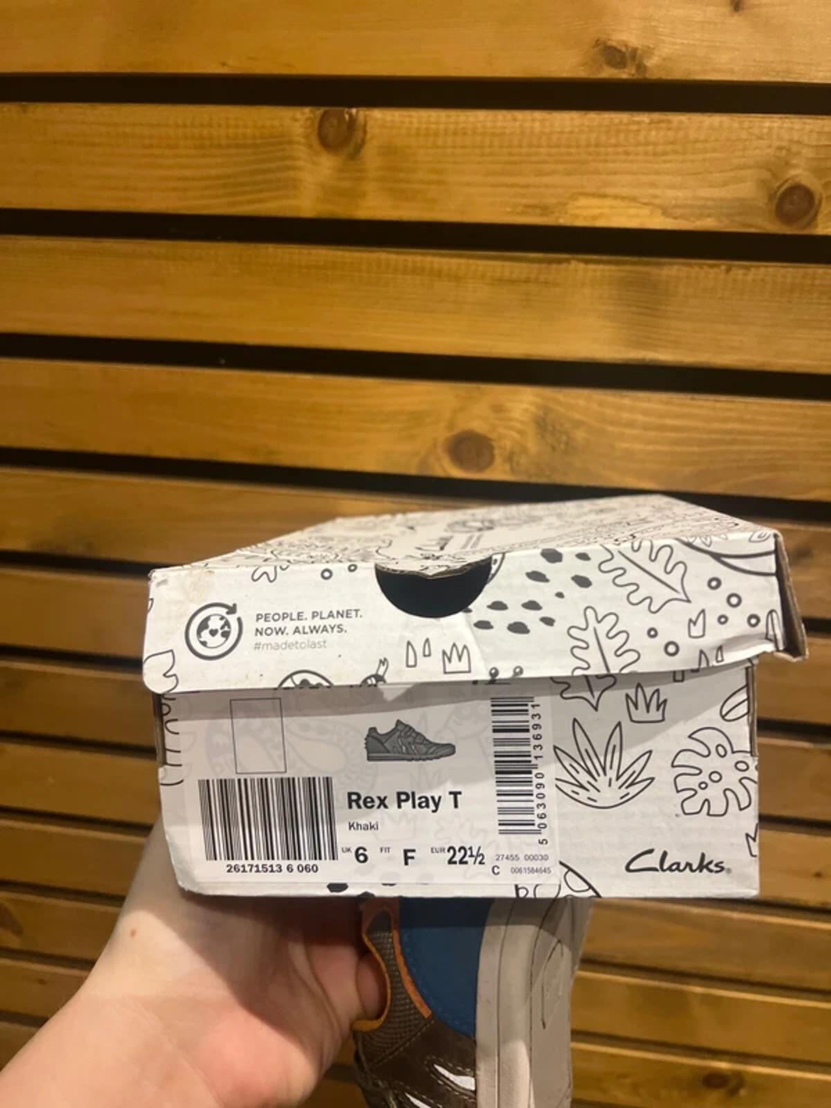 Clarks Rex Play T Trainers UK6F