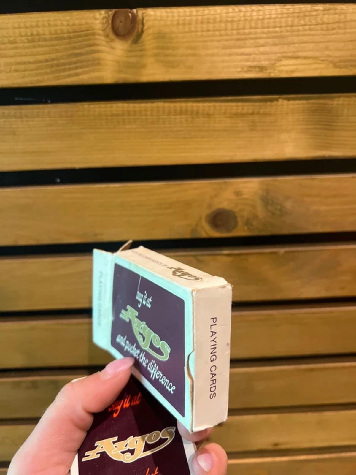 Vintage 1970s Argos Deck of Playing Cards
