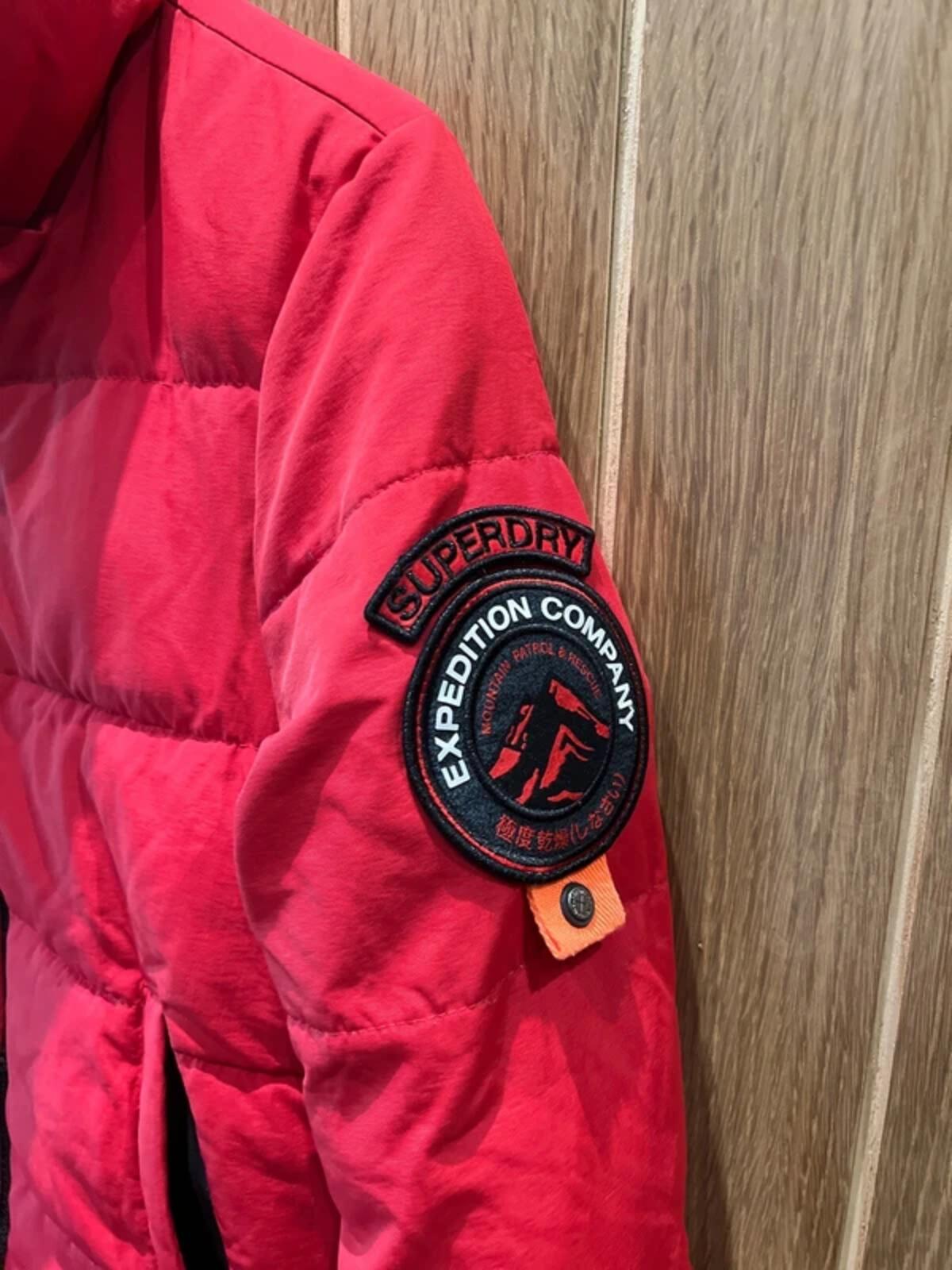 Superdry Everest Red Padded Bomber Jacket 10