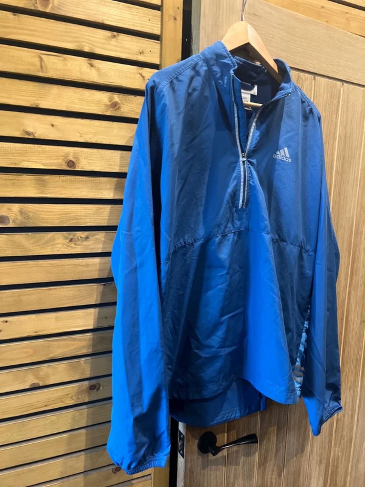 Vintage 2003 Adidas Climalite 1/2 Zip Windbreaker L