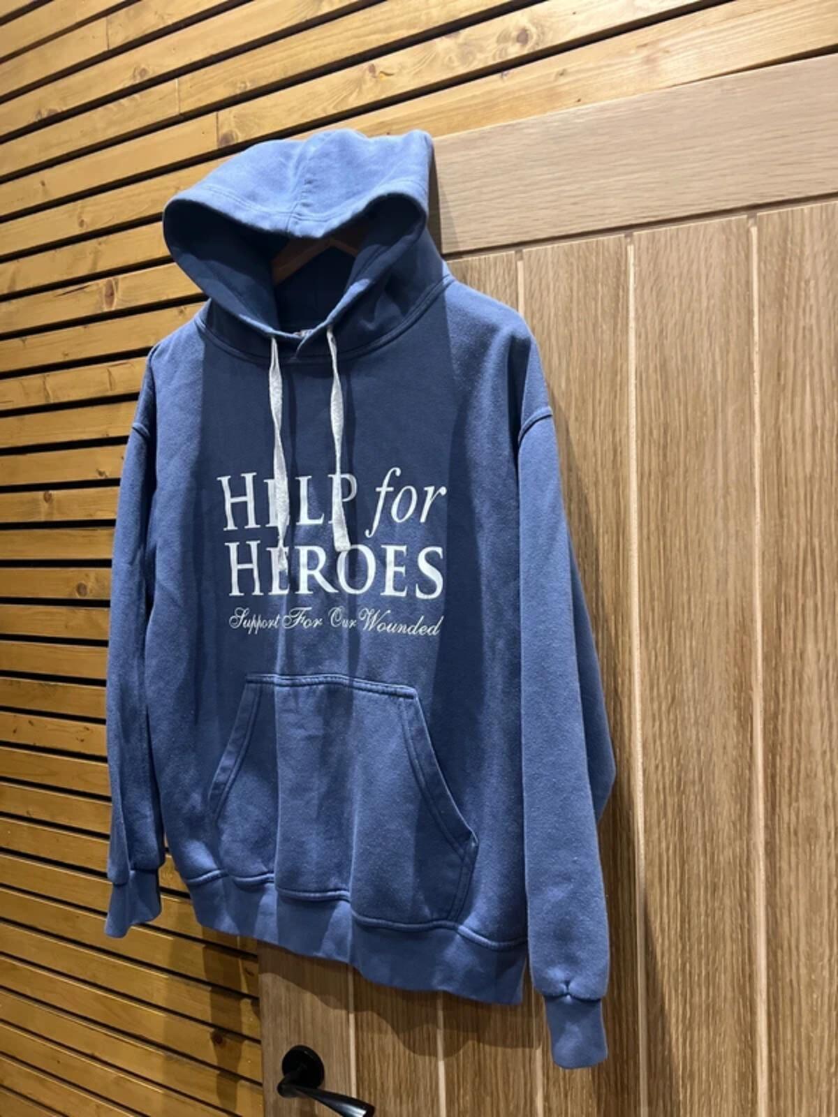 Help For Heroes Powder Blue Hoodie S