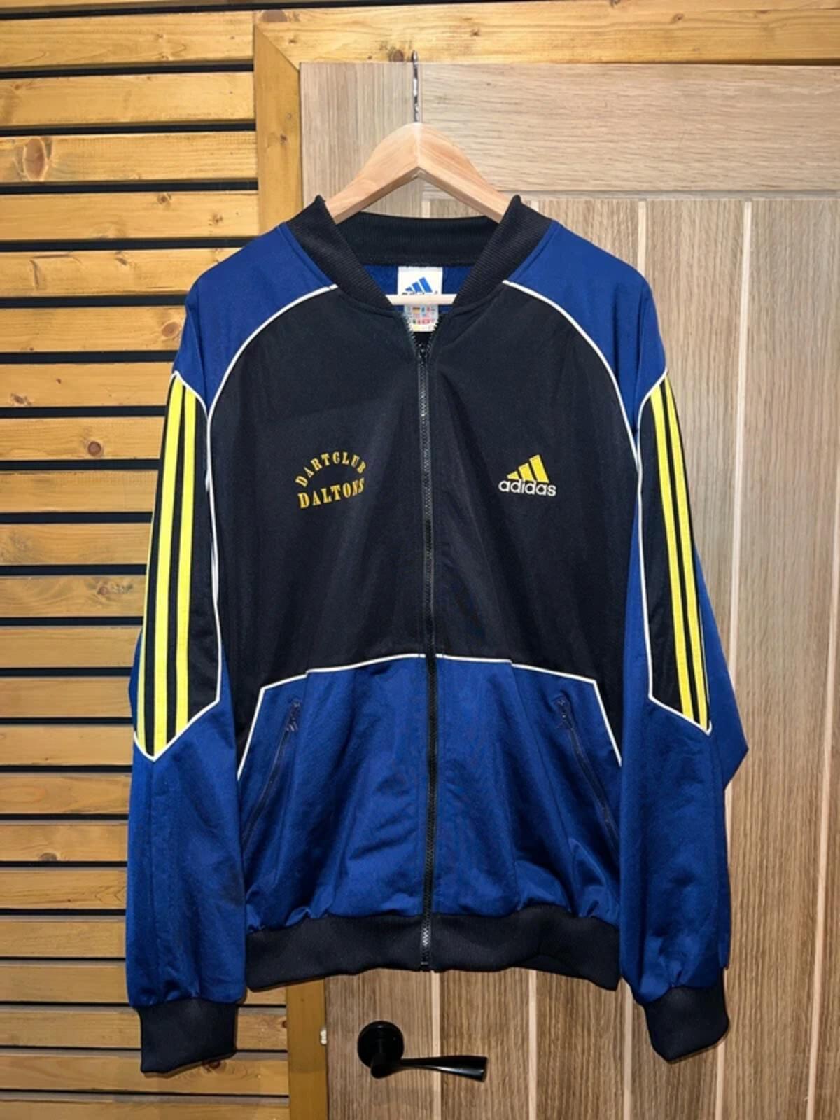 Vintage 1990's Adidas Dartclub Daltons Tracksuit Jacket XXL