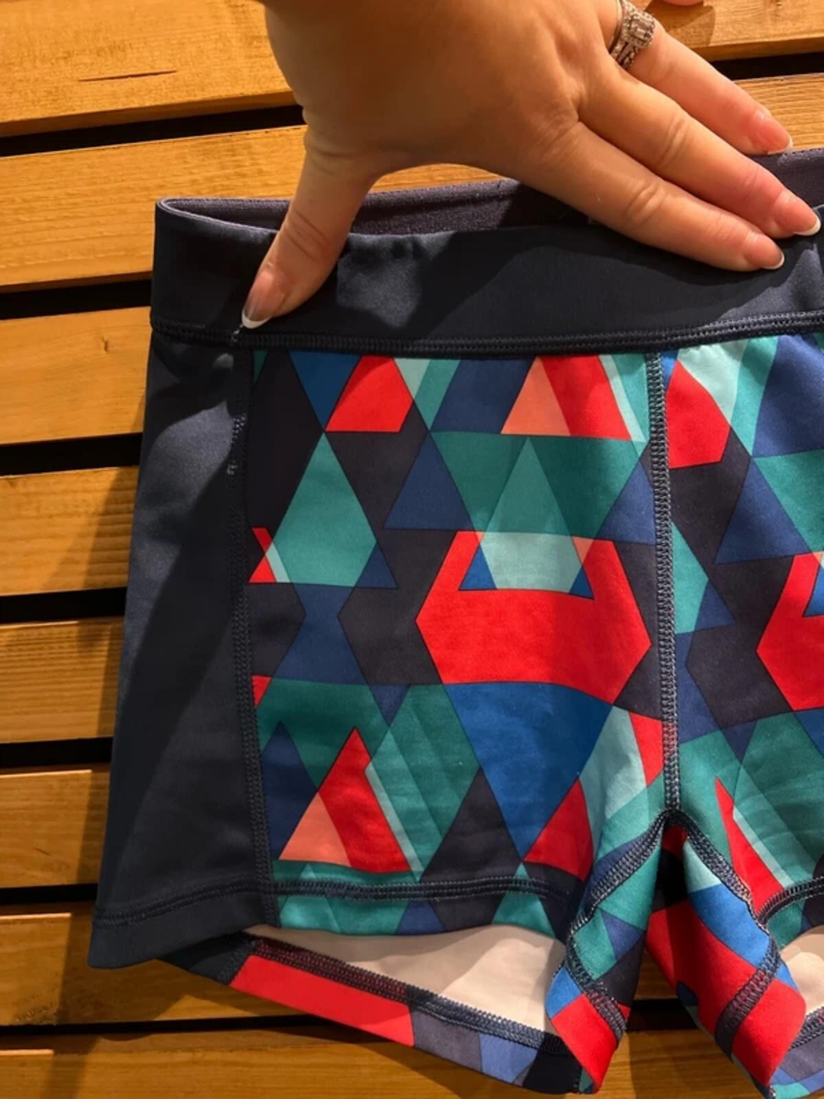 Adidas Climalite Patterned Navy Running Shorts