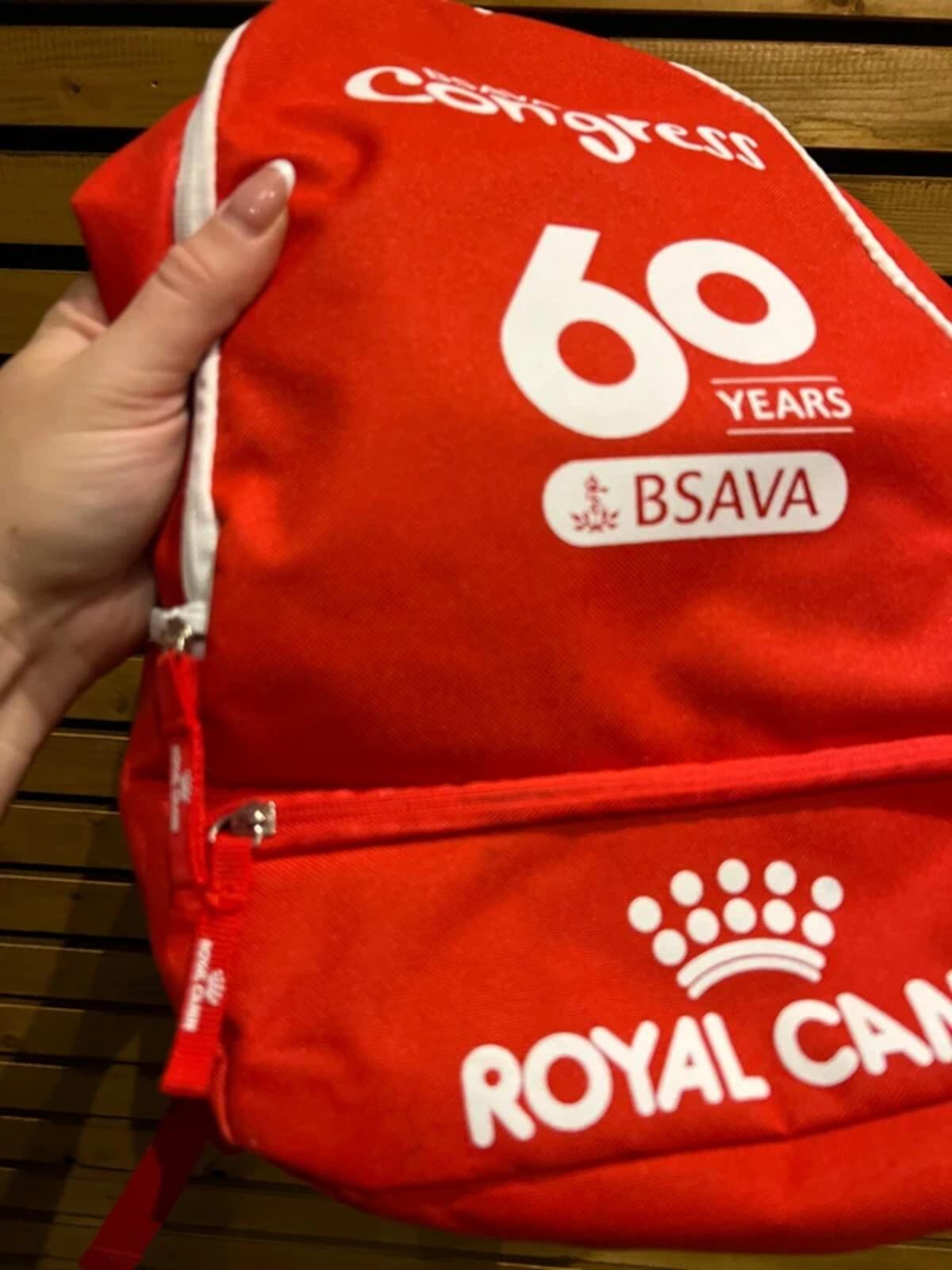 Royal Canin 60 Years Red Backpack
