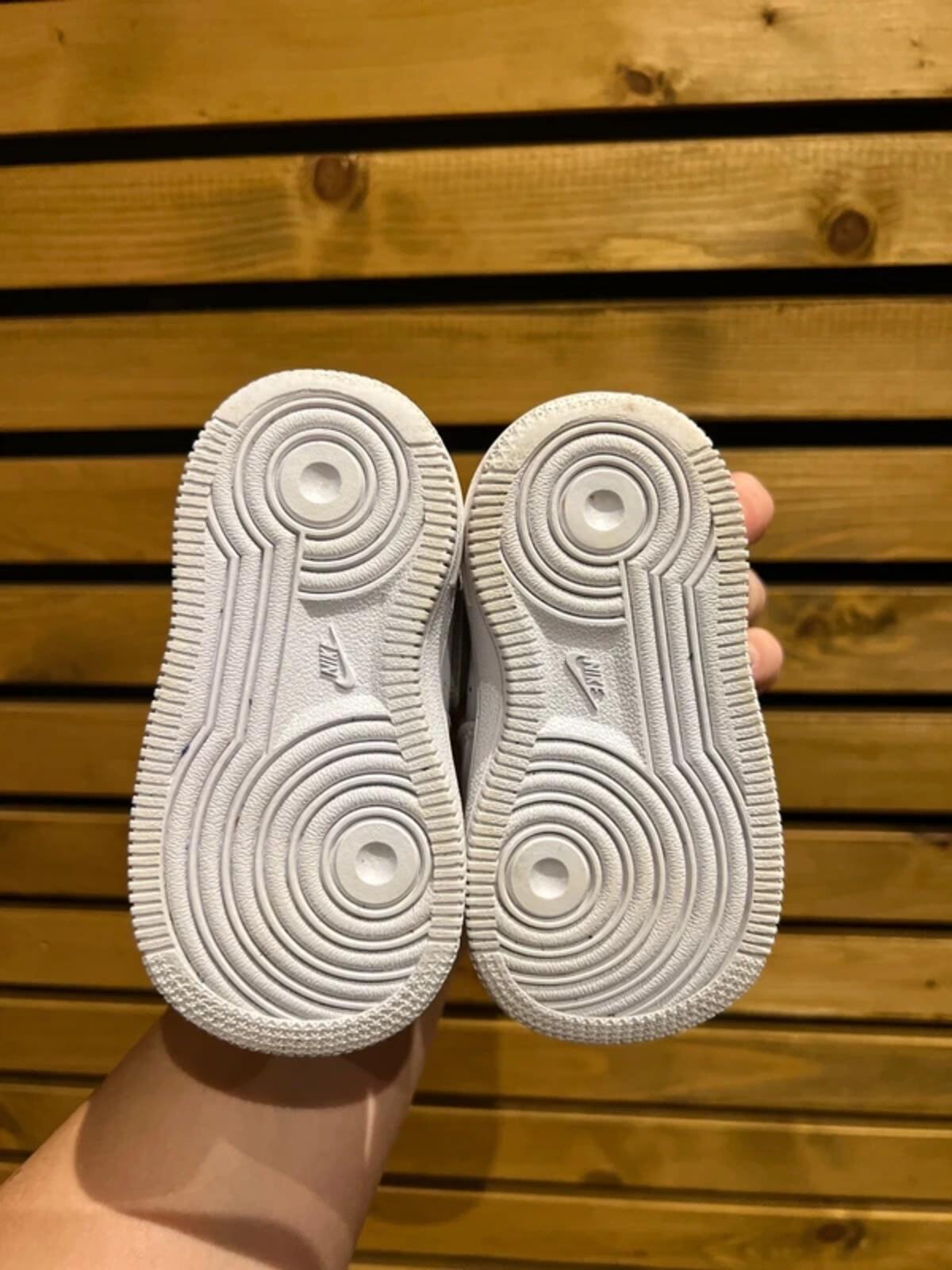 Nike Force One Triple White Trainers UK3.5