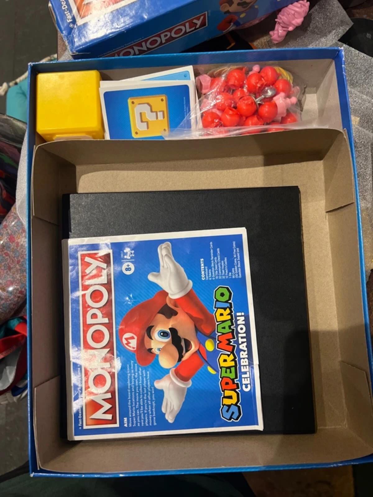 Super Mario Bros Monopoly Board Game