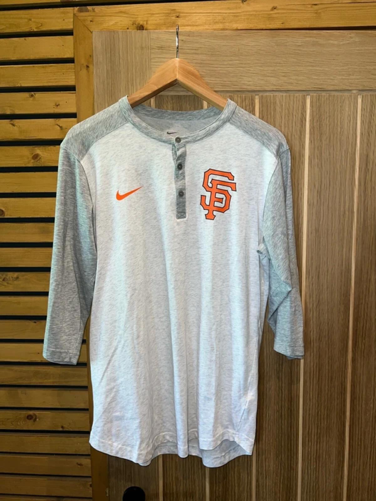 MLB San Francisco Giants 3/4 Sleeve Baseball Top M