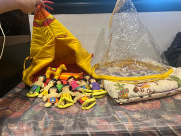 Lilliputiens Soft Play Native American Teepee & Toy Set