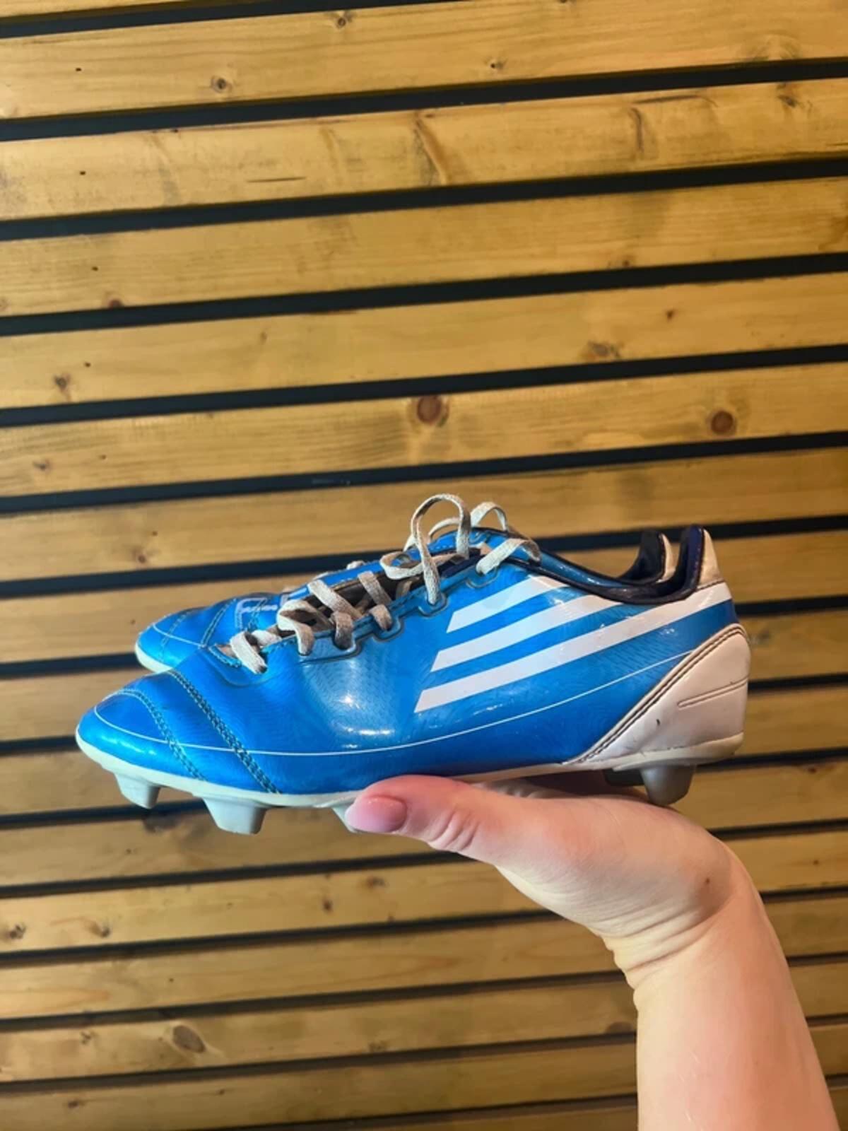 Vintage 2010 Adidas F50 Blue Football Boots UK3