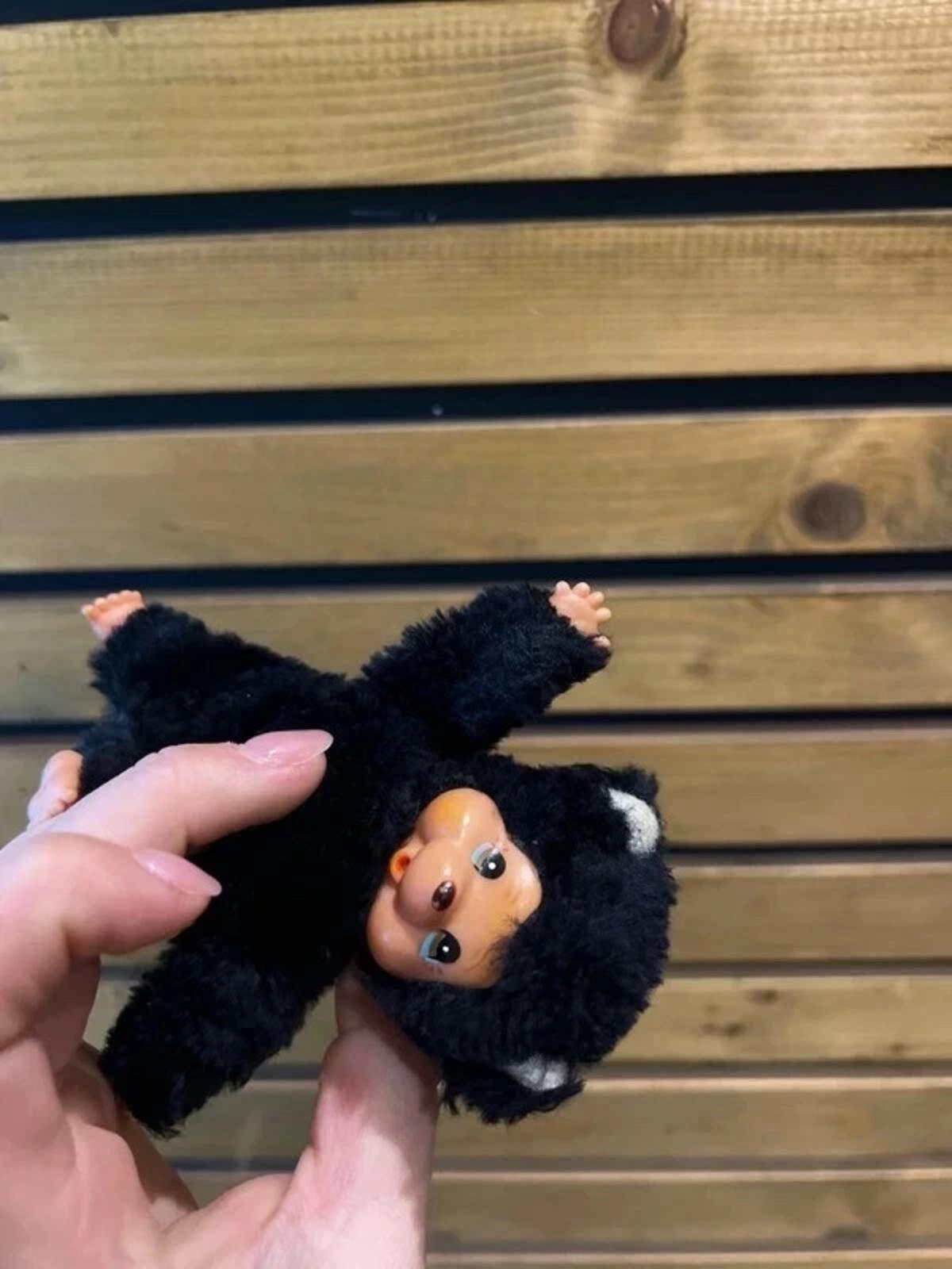Vintage 1980s Japanese Monchhichi Toho Doll Toy Monkey