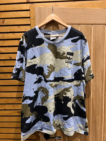 Adidas Originals Camo Allover Blue T-Shirt XXL