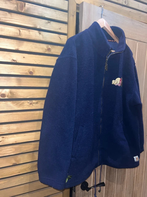 Vintage 1990's Winnie the Pooh Disney Zip Fleece