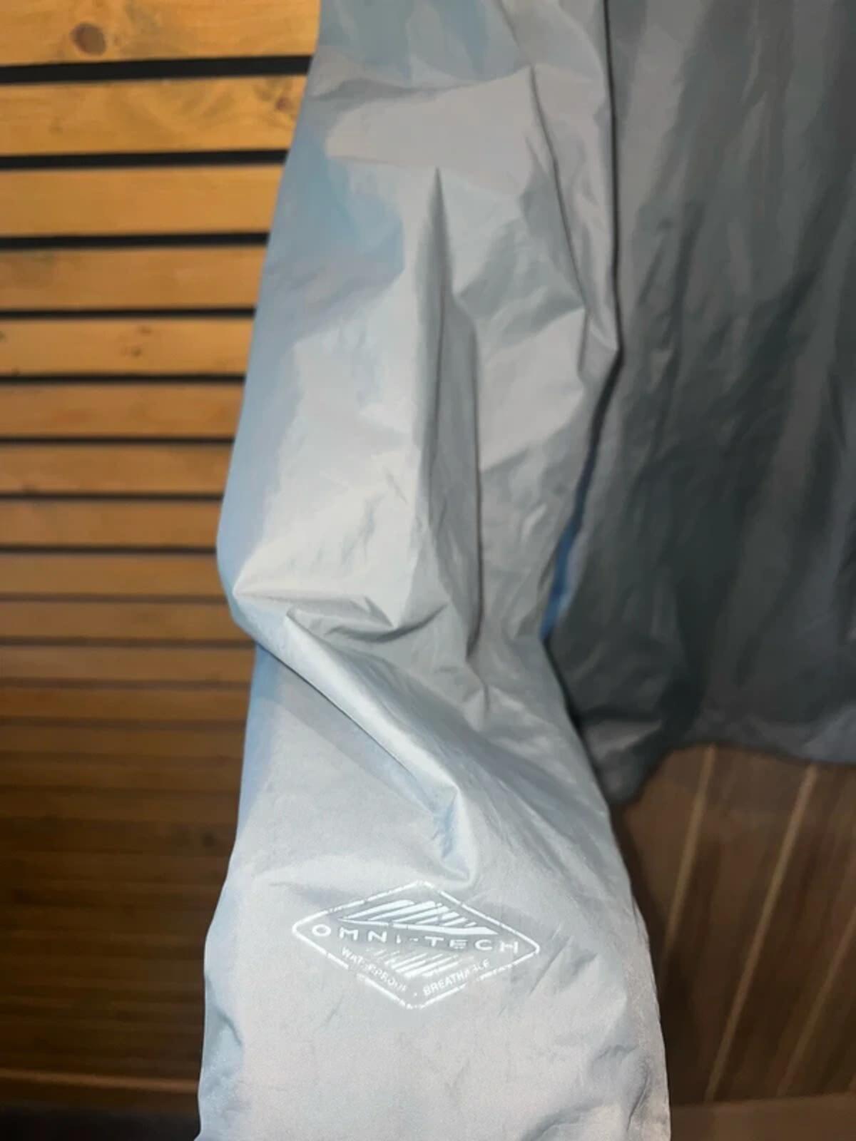 Columbia Omni Tech Waterproof Grey Raincoat XXL