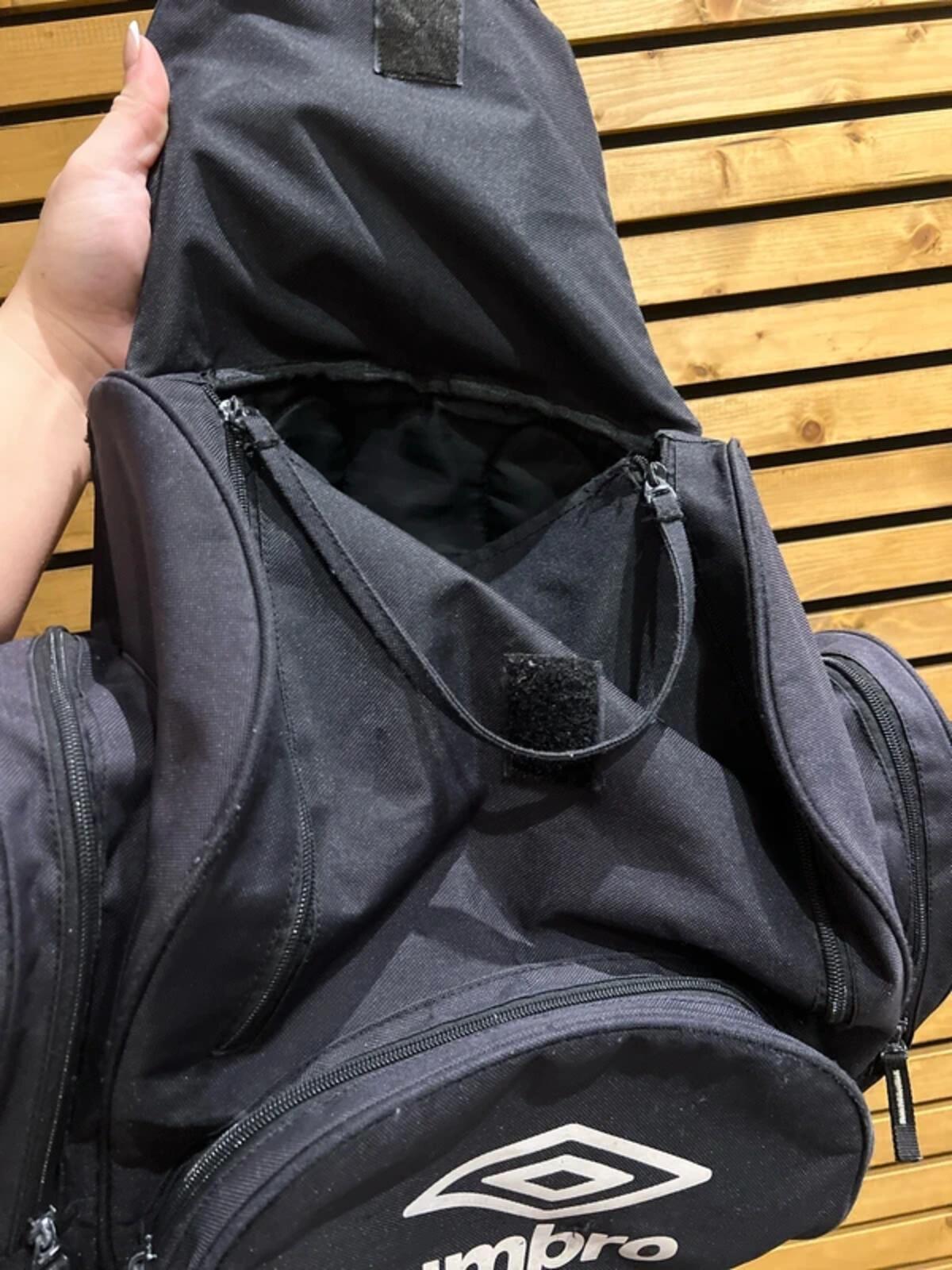 Vintage 1990's Umbro Black Rucksack