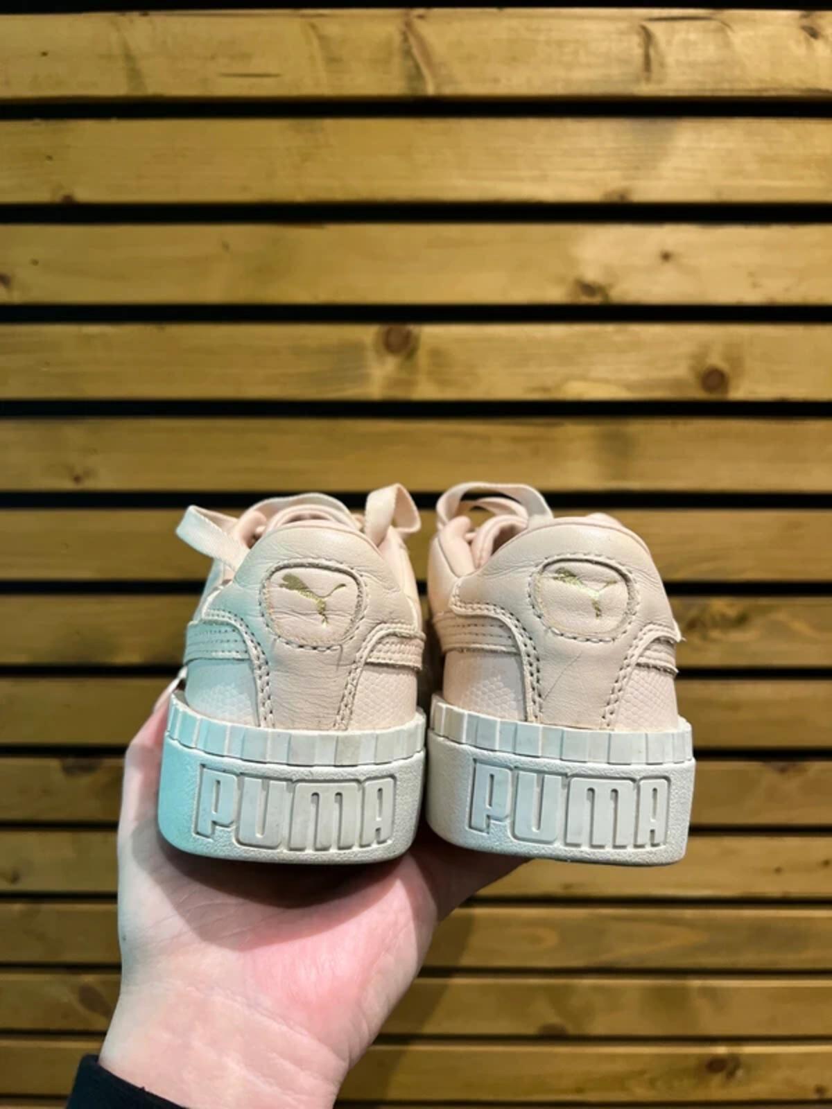 Puma Light Pink Chunky Trainers UK4