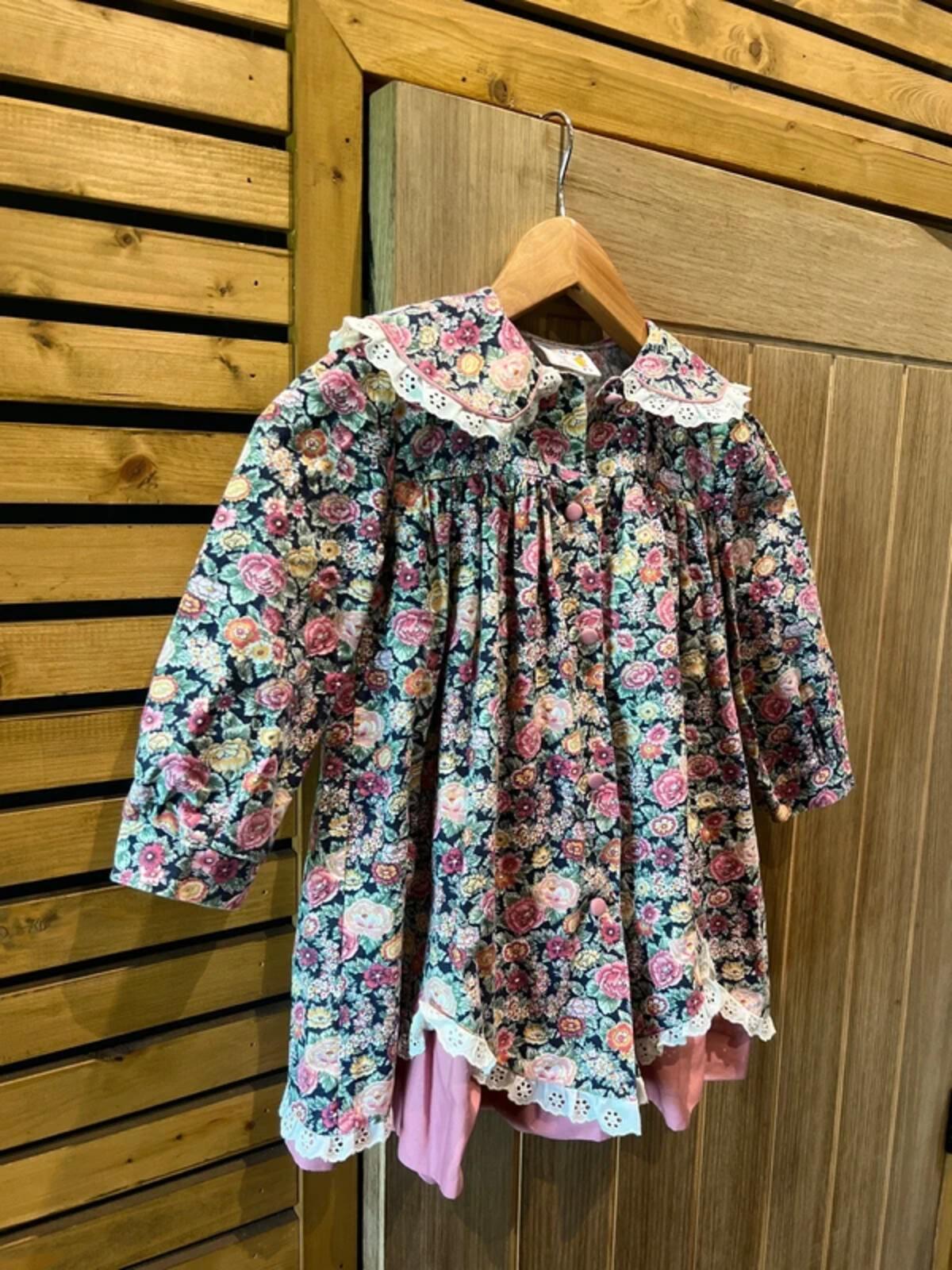 Ninalisa Vintage Floral Pink Dress 3-4Y