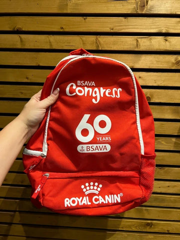 Royal Canin 60 Years Red Backpack