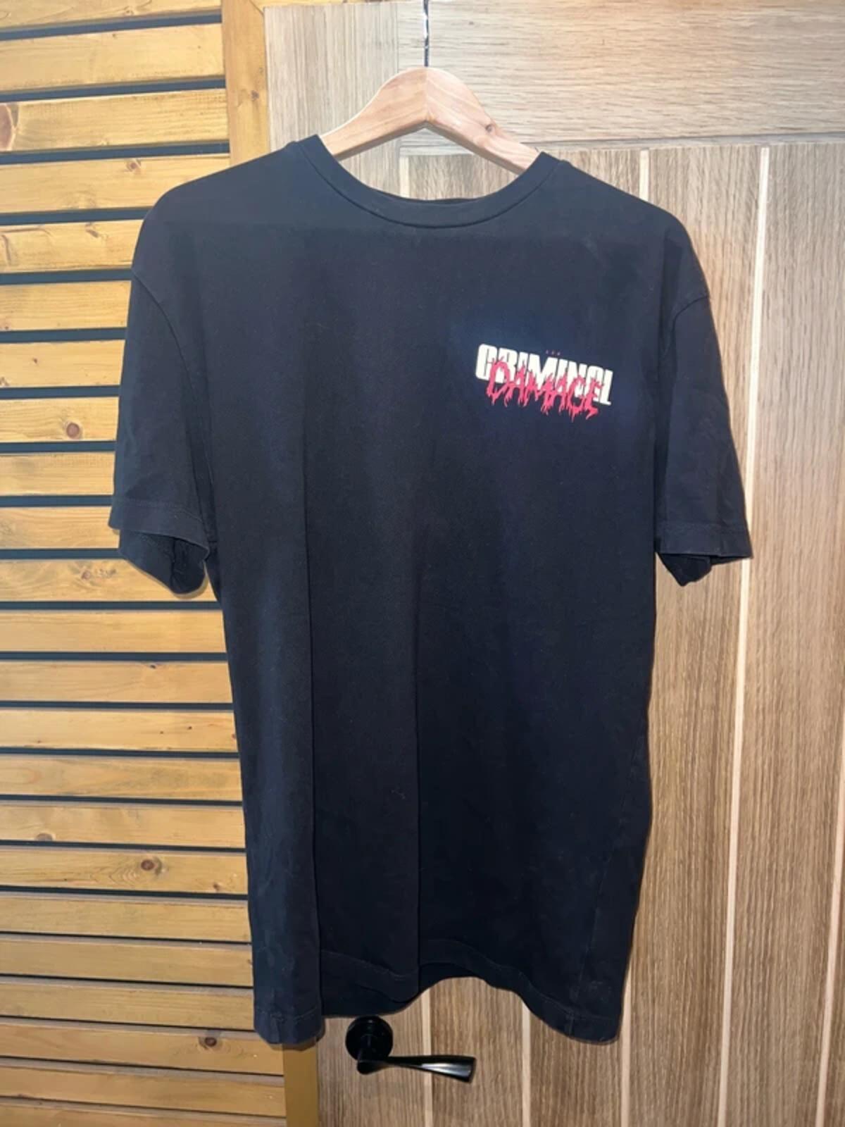Criminal Damage Graffiti Print T-Shirt XL