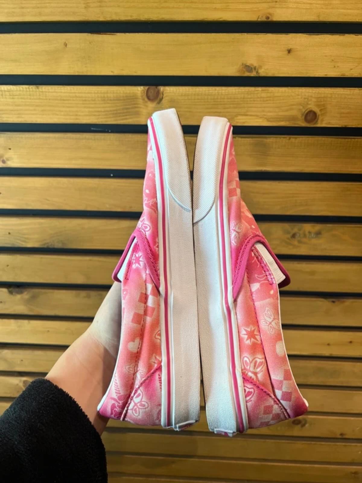 Vans Classic Pink Unicorn Canvas Trainers UK7