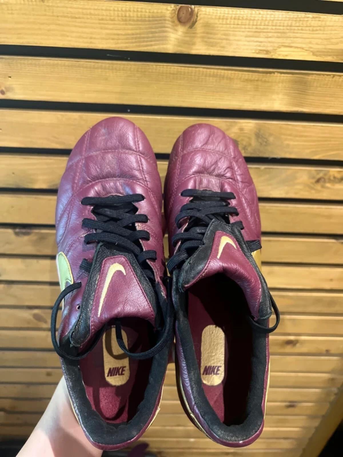 Nike The Premier II FG Leather Purple Football Boots UK7
