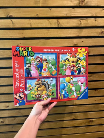 Super Mario 4x100 Piece Jigsaw Puzzles