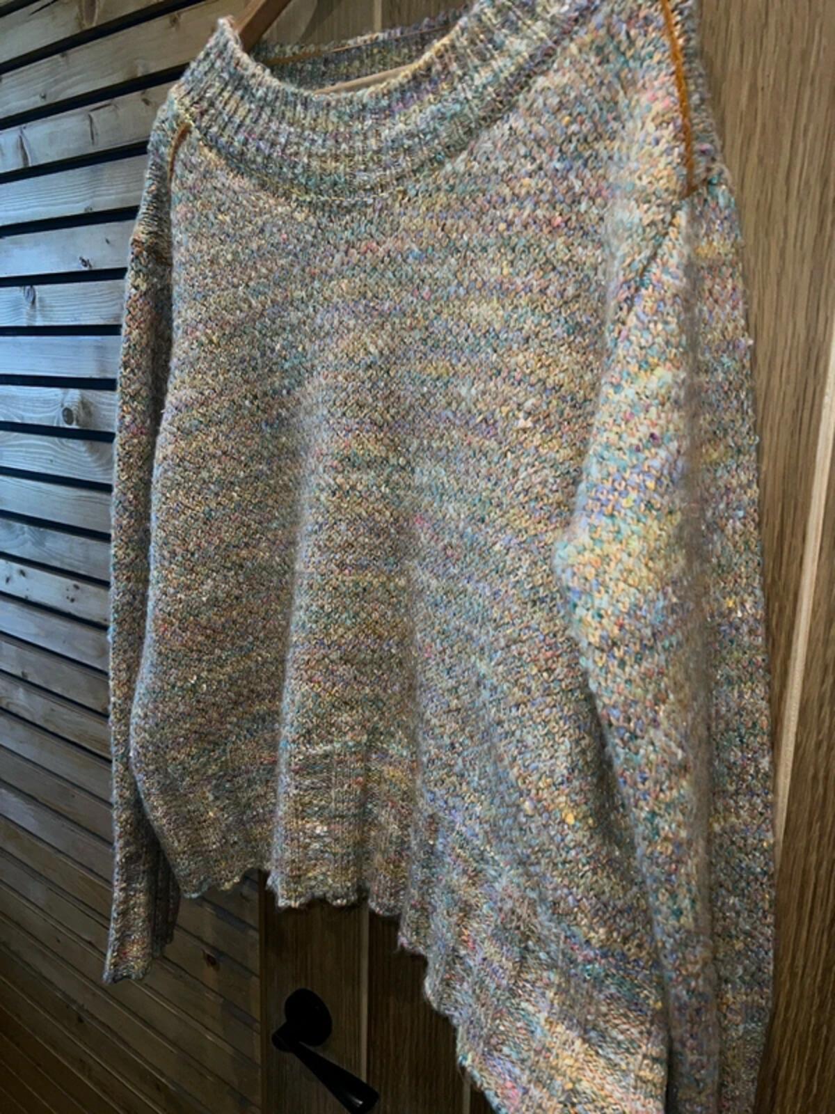 Free People Cotton Candy Gardenia Knit Jumper M NEW