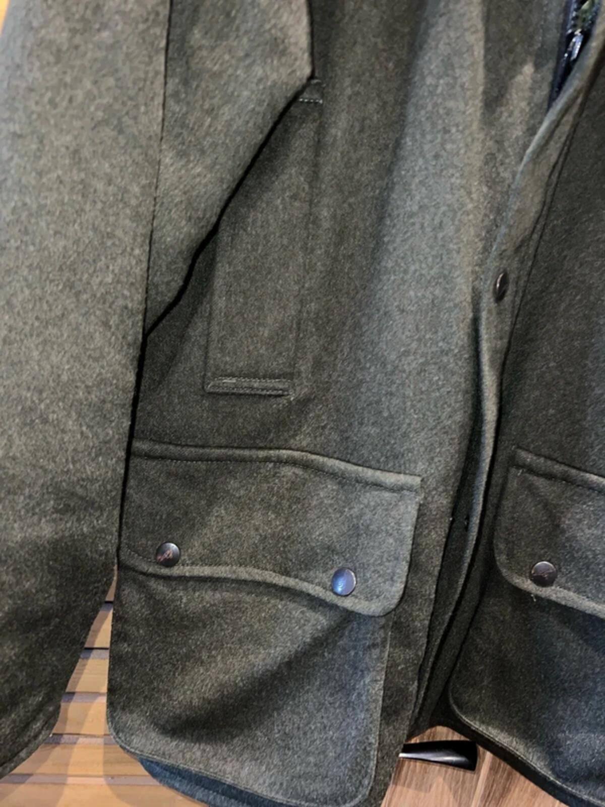 Beaver England Wool Felt Tweed Country Field Jacket