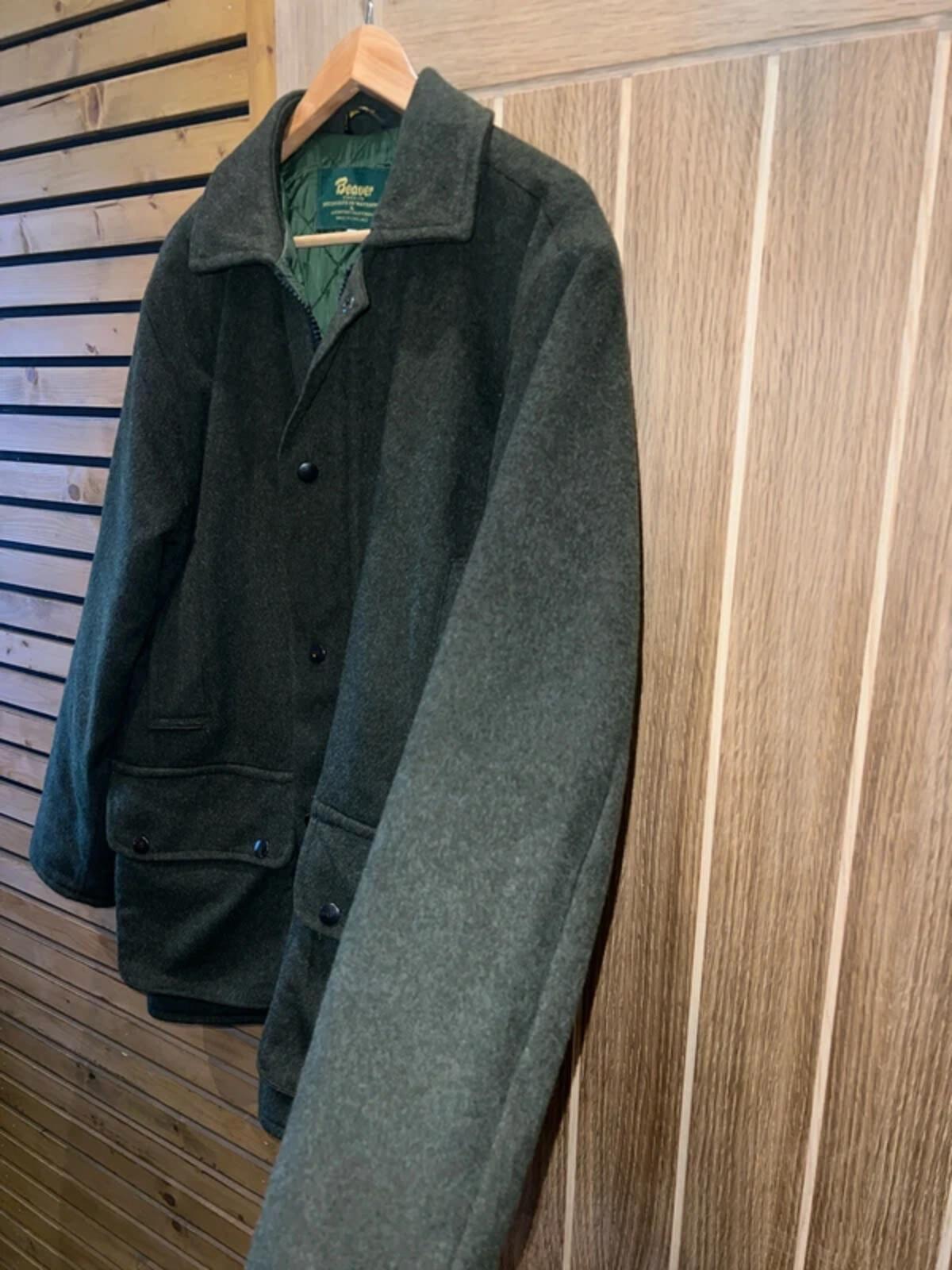 Beaver England Wool Felt Tweed Country Field Jacket