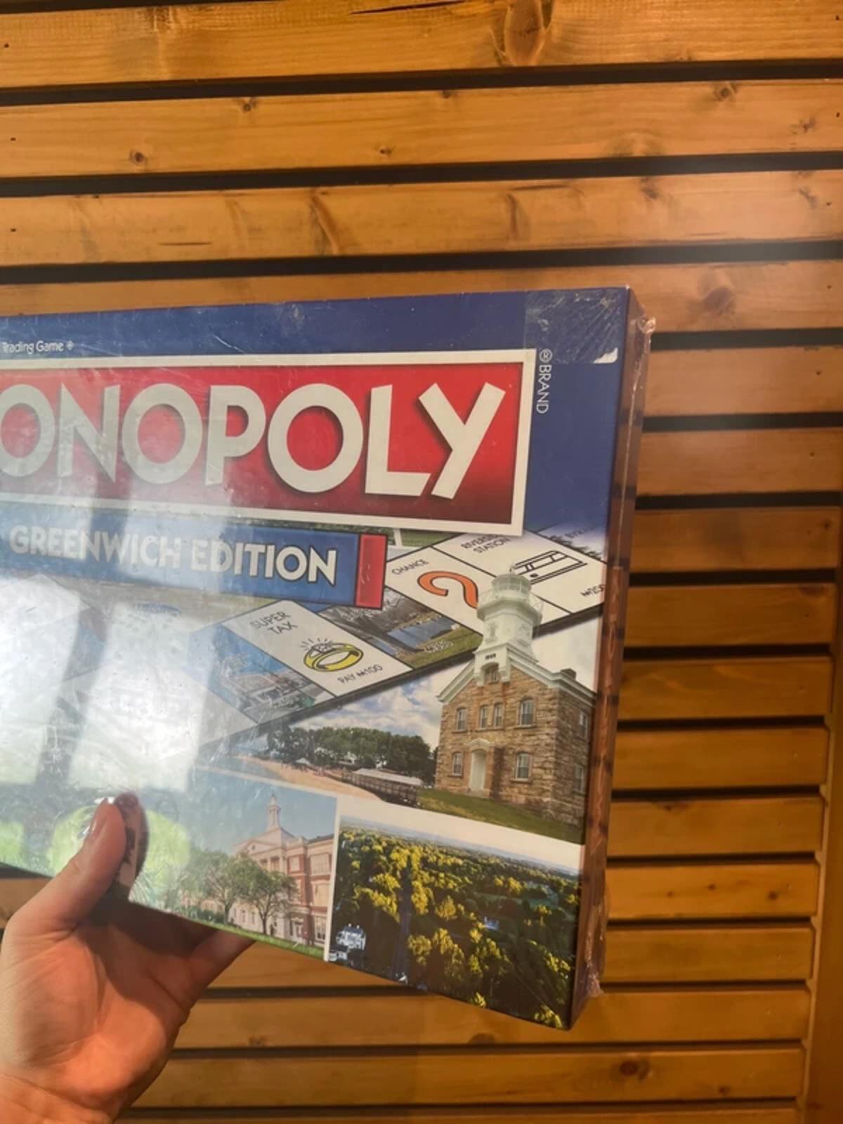 Monopoly Greenwich USA Connecticut Board Game NEW